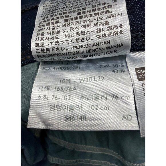 Levis Womens Dark Wash Denim Bootcut Jeans Mid Rise Slimming Size 10 Medium Fit - Picture 14 of 16